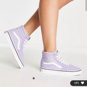 Purple Preppy Hightop Vans